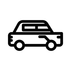 taxi icon or logo isolated sign symbol vector illustration - Collection of high quality black style vector icons
