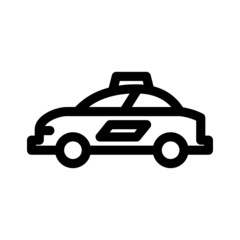 Obraz premium taxi icon or logo isolated sign symbol vector illustration - Collection of high quality black style vector icons 