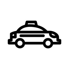 taxi icon or logo isolated sign symbol vector illustration - Collection of high quality black style vector icons
