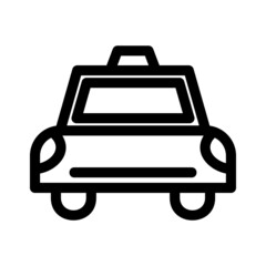 taxi icon or logo isolated sign symbol vector illustration - Collection of high quality black style vector icons

