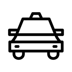 Obraz premium taxi icon or logo isolated sign symbol vector illustration - Collection of high quality black style vector icons 