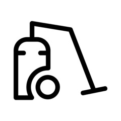 vacuum cleaner icon or logo isolated sign symbol vector illustration - high quality black style vector icons
