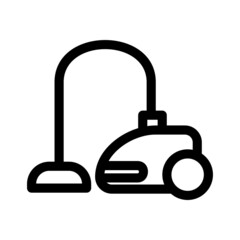 vacuum cleaner icon or logo isolated sign symbol vector illustration - high quality black style vector icons
