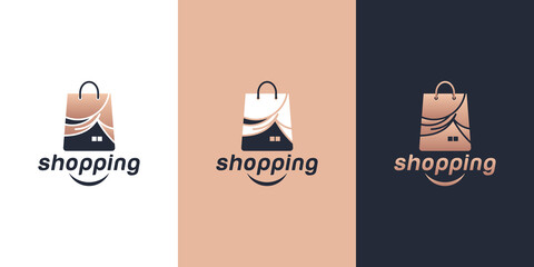 shop, shopping, market, creative logo for business