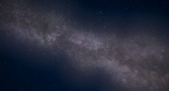 Milky Way Galaxy. Night sky photography. © Jerzy