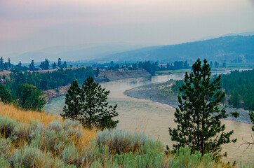 Country side of Canada, road trip