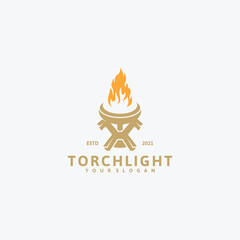 torch logo, reference logo for company