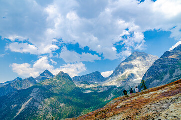 Fototapeta na wymiar Glacier National Park in Canada