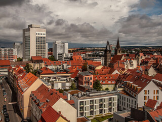 Fototapeta na wymiar Erfurt Rooftops