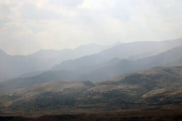 morning in the mountains