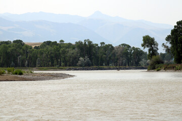 river in the mountains