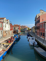 Fototapeta na wymiar Canals in Murano - Venice Italy