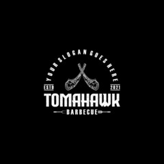 logo vintage grill barbecue, reference for business logo