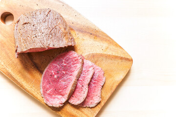 手作りのローストビーフ