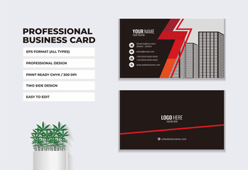 Design template of business card, for business, corporate, company, business template, etc