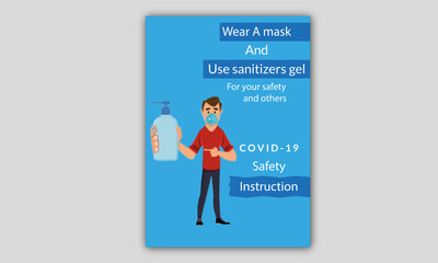 When using a mask and sanitizers gel