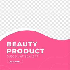 Beauty Makeup feed design social media post template