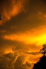Fototapeta na wymiar Sunset After The Storm