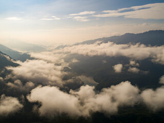 Clouds on the mountains, Jing'an, Jiangxi 