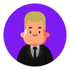 businessman character profile