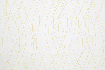 Elegant wavy line pattern washi paper background. Close up of Japanese traditional paper "washi" texture