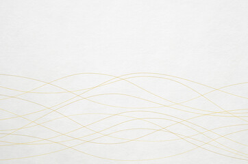 Elegant wavy line pattern washi paper background. Close up of Japanese traditional paper 