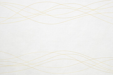 Elegant wavy line pattern washi paper background. Close up of Japanese traditional paper 