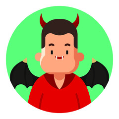 devil avatar illustration