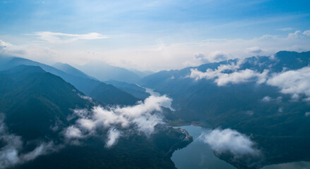 Clouds on the mountains, Jing'an, Jiangxi 