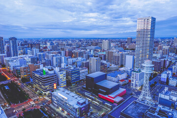 札幌テレビ塔からの展望風景 北海道観光