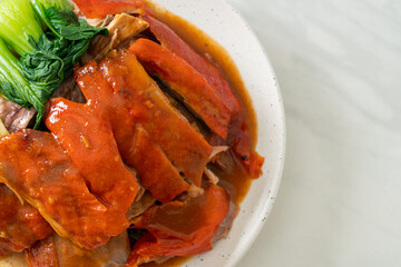 Peking duck or Roasted duck in Chinese style
