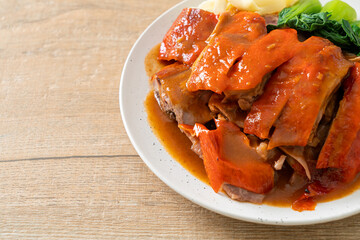 Peking duck or Roasted duck in Chinese style