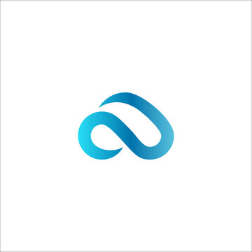 Letter A Logo Design Element, Alpha logo design template. Colorful foundation creative sign. Universal spiral vector icon.