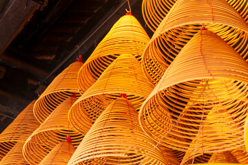 Spirals of Incense at A-Ma Temple.