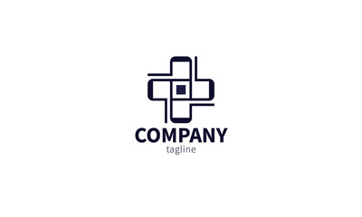 Premium vector medical logo design modern style 