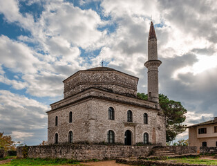View of the Fethiye Mosque, in the Acropolis (Its Kale) of the Old City of Ioannina, Greece.