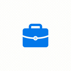 briefcase office bag icon simple flat design vector