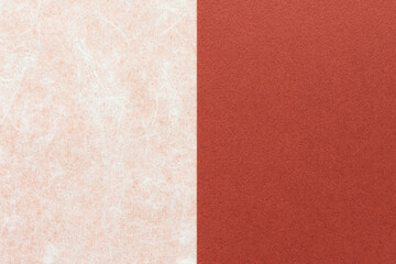 雲龍模様の和紙と赤茶色の紙