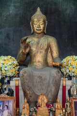 principle Buddha image of the first grade royal monastery, Wat Phra Pathom Chedi, Nakhon Pathom province, Thailand