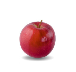 Fresh red apple isolated on white. With clipping path
