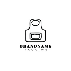 baby bib logo cartoon design icon vector