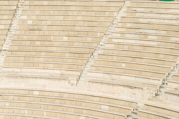 Ancient Odeon of Herodes Atticus in Athens, Greece on Acropolis hill