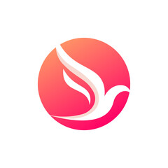 Falcon, eagle Logo and wings