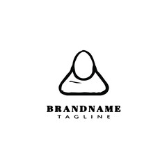 girl bag logo icon cartoon design template single illustration