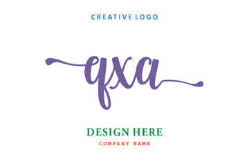 QXA lettering logo is simple, easy to understand and authoritative