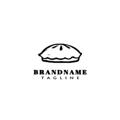 outline bakery cartoon logo design template icon vector illustration