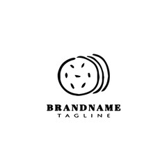 bakery cartoon logo simple template icon vector illustration