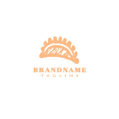 bakery cartoon logo design template icon vector simple