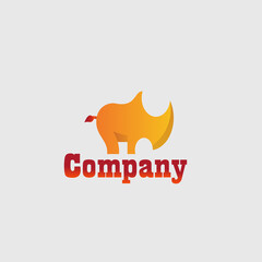 orange rhino logo template