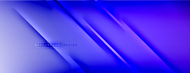 Abstract background. Shadow lines on bright shiny gradient background.